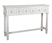 Load image into Gallery viewer, Sunset Trading Cottage Six Drawer Console Table