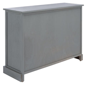 Briar 3 Drawer & 6 Removable Drawer Console Table - Distressed Grey & Sand