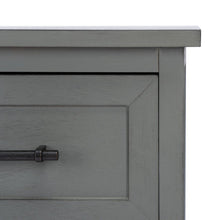 Load image into Gallery viewer, Briar 3 Drawer &amp; 6 Removable Drawer Console Table - Distressed Grey &amp; Sand