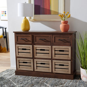 Briar-3-Drawer-&-6-Removable-Drawer-Console-Table - Safavieh