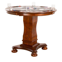Load image into Gallery viewer, Sunset Trading Bellagio 42&quot; Round Counter Height Dining, Chess and Poker Table, Reversible 3 in 1  Game Top