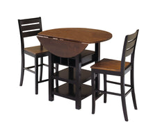 Load image into Gallery viewer, Sunset Trading 3 Piece Quincy Drop Leaf Pub Table Set