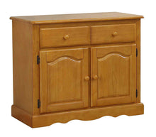 Load image into Gallery viewer, Sunset Trading Oak Selections Keepsake Buffet in Light Oak