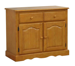 Sunset Trading Oak Selections Keepsake Buffet in Light Oak