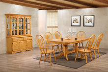 Load image into Gallery viewer, Sunset Trading Oak Selections Treasure Buffet and Lighted Hutch in Light Oak