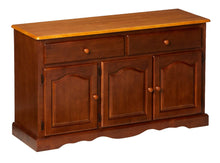 Load image into Gallery viewer, Sunset Trading Oak Selections Treasure Buffet in Nutmeg Brown and Light Oak