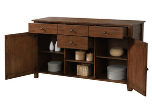 Sunset Trading Simply Brook Sideboard Server in Amish Brown