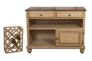 Sunset Trading Brook Buffet Server Wine Storage