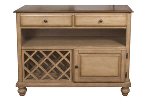 Sunset Trading Brook Buffet Server Wine Storage