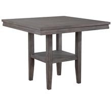 Load image into Gallery viewer, Sunset Trading Shades of Gray 5 Piece Square Pub Table Set with Storage Shelf