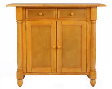 Load image into Gallery viewer, Sunset Trading Light Oak Kitchen Island with Drop Leaf Top