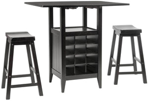 Emeric-3-Pc-Set-Drop-Leaf-Pub-Table-Espresso- Safavieh 