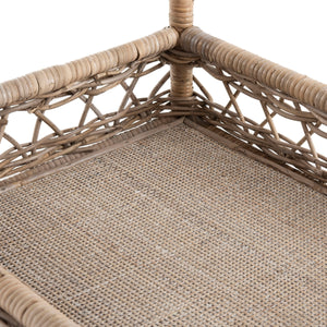 Ambrose-2-Tier-Rattan-Bar-Cart - Safavieh 