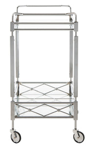 Ingrid-2-Tier-Rectangle-Bar-Cart - Safavieh