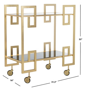 Eliza-2-Tier-Bar-Cart - Safavieh 