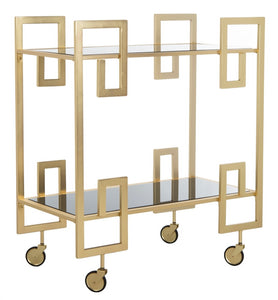 Eliza-2-Tier-Bar-Cart - Safavieh 