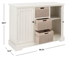 Load image into Gallery viewer, Landers-2-Door-&amp;-3-Removable-Baskets-Distressed White/Natural - Safavieh