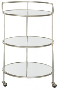 Dulcinea-Bar-Cart-Silver - Safavieh 