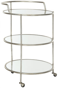 Dulcinea-Bar-Cart-Silver - Safavieh 