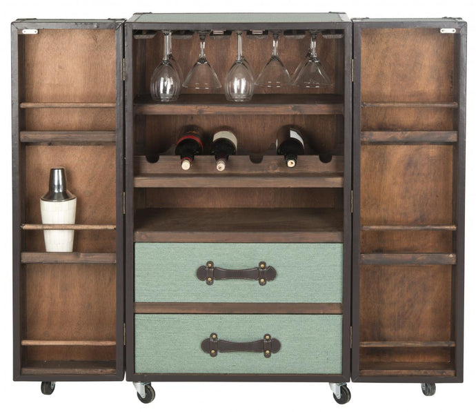 Grayson-Bar-Cabinet-Sage - Safavieh 