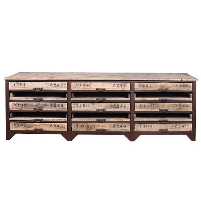 Bobo Intriguing Objects 15 Drawer Industrial Counter