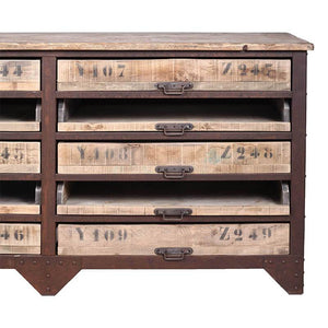 Bobo Intriguing Objects 15 Drawer Industrial Counter