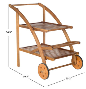 Natural - Lodi-Outdoor-Portable-Tea-Cart - Safavieh