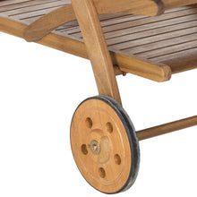 Load image into Gallery viewer, Natural - Lodi-Outdoor-Portable-Tea-Cart - Safavieh