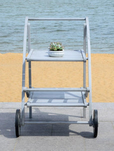 Grey- Lodi-Outdoor-Portable-Tea-Cart - Safavieh