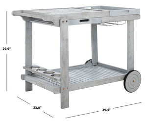 Outdoor-Orland-Grey-Portable-Tea-Trolley - Safavieh