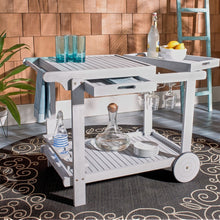 Load image into Gallery viewer, Outdoor-Orland-Grey-Portable-Tea-Trolley - Safavieh