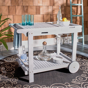 Outdoor-Orland-Grey-Portable-Tea-Trolley - Safavieh