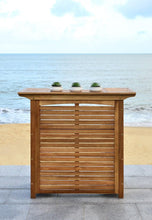 Load image into Gallery viewer, Natural -Monterey-Teak-Outdoor-Bar Table - Safavieh