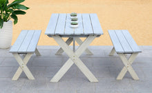 Load image into Gallery viewer, Marina-3-Piece-Dining-Set-Grey-White - Safavieh