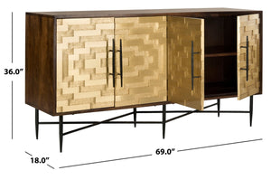 Skylar-Brass-Sideboard - Safavieh