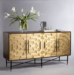 Skylar-Brass-Sideboard - Safavieh