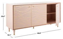 Load image into Gallery viewer, Broderick-Antique-Gold-Wave-Sideboard - Safavieh