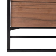 Load image into Gallery viewer, Lollita-Glass-And-Wood-TV-Stand -Safavieh